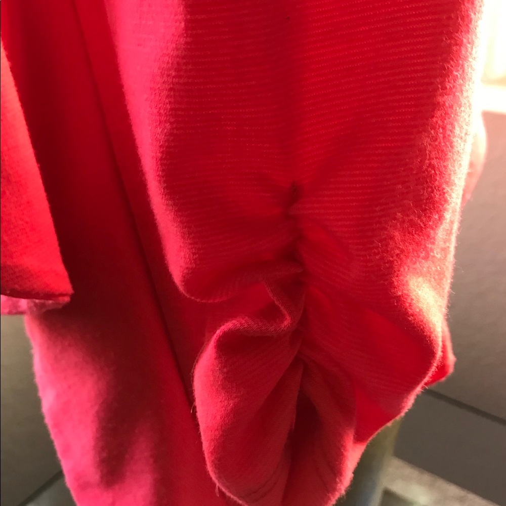 CORAL Unstructured Ruffle Ruched JACKET Small - Picture 4 of 8